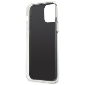 Guess GUHCP12MPCUCTLBK Apple iPhone 12/12 Pro 6,1" juodos spalvos kietas dėklas Triangle Collection - Image 7