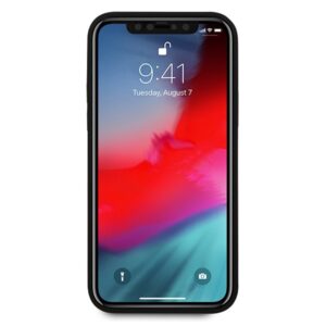 Guess GUHCP12LVSATMLRE Apple iPhone 12 Pro Max 6,7" red kietas dėklas Saffiano - Image 3