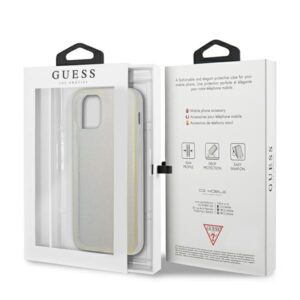 Guess GUHCP12M3D4GIRBL Apple iPhone 12/12 Pro 6,1" iridescent kietas dėklas 4G 3D Pattern Collection - Image 8