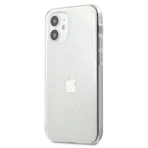 Guess GUHCP12S3D4GTR Apple iPhone 12 mini 5,4" skaidrus kietas dėklas 4G 3D Pattern Collection - Image 2