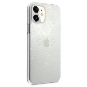 Guess GUHCP12S3D4GTR Apple iPhone 12 mini 5,4" skaidrus kietas dėklas 4G 3D Pattern Collection - Image 4