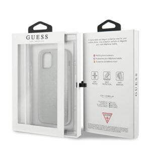 Guess GUHCP12S3D4GTR Apple iPhone 12 mini 5,4" skaidrus kietas dėklas 4G 3D Pattern Collection - Image 8