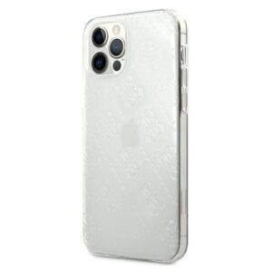 Guess GUHCP12M3D4GTR Apple iPhone 12/12 Pro 6,1" skaidrus kietas dėklas 4G 3D Pattern Collection - Image 2
