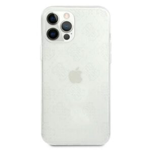 Guess GUHCP12M3D4GTR Apple iPhone 12/12 Pro 6,1" skaidrus kietas dėklas 4G 3D Pattern Collection - Image 3