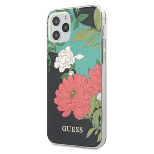 Guess GUHCP12LIMLFL01 Apple iPhone 12 Pro Max 6,7" juodos spalvos N°1 Flower Collection