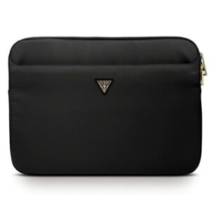 Guess Dėklas kompiuteriui GUCS13NTMLBK 13" juodos spalvos Nylon Triangle Logo - Image 1