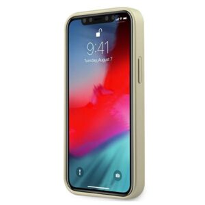 Guess GUHCP12SIGLGO Apple iPhone 12 mini 5,4" gold kietas dėklas Iridescent - Image 5