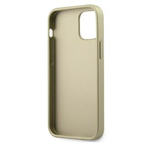 Guess GUHCP12SIGLGO Apple iPhone 12 mini 5,4" gold kietas dėklas Iridescent - Image 8