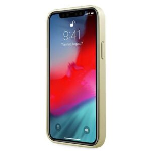 Guess GUHCP12LIGLGO Apple iPhone 12 Pro Max 6,7" gold kietas dėklas Iridescent - Image 5