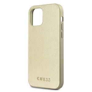 Guess GUHCP12LIGLGO Apple iPhone 12 Pro Max 6,7" gold kietas dėklas Iridescent - Image 7