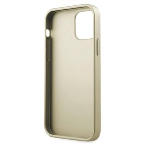 Guess GUHCP12LIGLGO Apple iPhone 12 Pro Max 6,7" gold kietas dėklas Iridescent - Image 8
