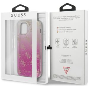Guess GUHCP12SPCU4GGPI Apple iPhone 12 mini 5,4" rožinės spalvos kietas dėklas 4G Gradient - Image 8