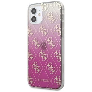 Guess GUHCP12SPCU4GGPI Apple iPhone 12 mini 5,4" rožinės spalvos kietas dėklas 4G Gradient - Image 2