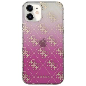 Guess GUHCP12SPCU4GGPI Apple iPhone 12 mini 5,4" rožinės spalvos kietas dėklas 4G Gradient - Image 3