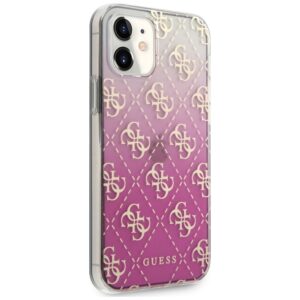 Guess GUHCP12SPCU4GGPI Apple iPhone 12 mini 5,4" rožinės spalvos kietas dėklas 4G Gradient - Image 4