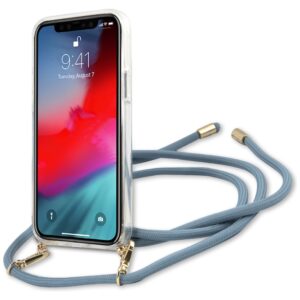 Guess GUHCP12MCRTVSBL Apple iPhone 12/12 Pro 6,1" blue kietas dėklas Script Vintage - Image 5