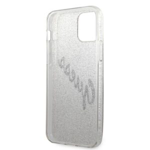 Guess GUHCP12LPCUGLSGO Apple iPhone 12 Pro Max 6,7" gold kietas dėklas Glitter Gradient Script - Image 7