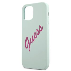 Guess GUHCP12SLSVSBF Apple iPhone 12 mini 5,4" blue fuschia kietas dėklas Silicone Vintage - Image 6