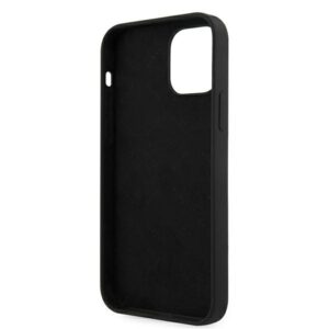 Guess GUHCP12LLSVSBK Apple iPhone 12 Pro Max 6,7" juodos spalvos kietas dėklas Script Vintage - Image 7