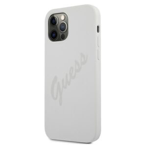Guess GUHCP12LLSVSCR Apple iPhone 12 Pro Max 6,7" cream kietas dėklas Script Vintage - Image 2