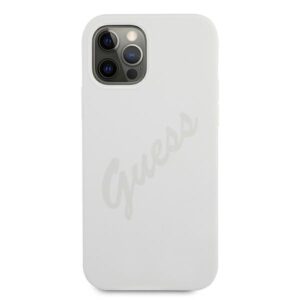 Guess GUHCP12LLSVSCR Apple iPhone 12 Pro Max 6,7" cream kietas dėklas Script Vintage - Image 3