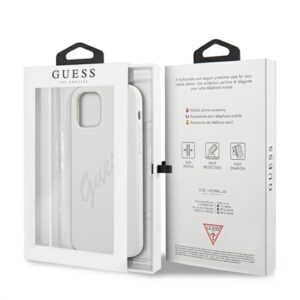 Guess GUHCP12LLSVSCR Apple iPhone 12 Pro Max 6,7" cream kietas dėklas Script Vintage - Image 8