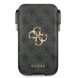Guess krepšys telefonui GUHCP12L4GPSGR 6,7" pilkos spalvos 4G Metal Logo - Image 2