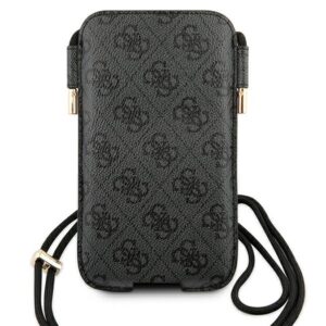 Guess krepšys telefonui GUHCP12L4GPSGR 6,7" pilkos spalvos 4G Metal Logo - Image 3