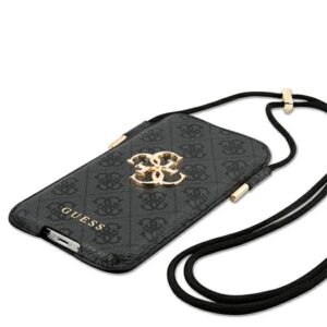 Guess krepšys telefonui GUHCP12L4GPSGR 6,7" pilkos spalvos 4G Metal Logo - Image 4
