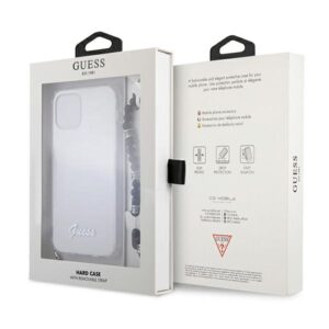 Guess GUHCP12LKPSBK Apple iPhone 12 Pro Max 6,7" skaidrus kietas dėklas juodos spalvos Pearl - Image 8