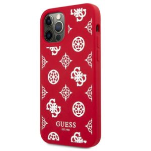 Guess GUHCP12LLSPEWRE Apple iPhone 12 Pro Max 6,7" red kietas dėklas Peony Collection - Image 2