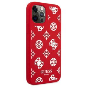 Guess GUHCP12LLSPEWRE Apple iPhone 12 Pro Max 6,7" red kietas dėklas Peony Collection - Image 4