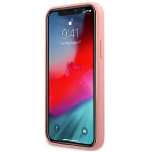 Guess GUHCP12LLSPEWPI Apple iPhone 12 Pro Max 6,7" rožinės spalvos kietas dėklas Peony Collection - Image 5