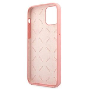Guess GUHCP12LLSPEWPI Apple iPhone 12 Pro Max 6,7" rožinės spalvos kietas dėklas Peony Collection - Image 7