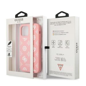 Guess GUHCP12LLSPEWPI Apple iPhone 12 Pro Max 6,7" rožinės spalvos kietas dėklas Peony Collection - Image 8