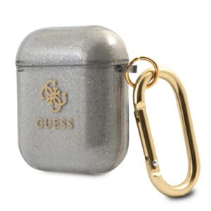 Guess GUA2UCG4GK AirPods dėklas juodos spalvos Glitter Collection - Image 3
