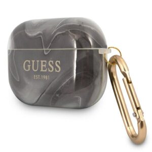 Guess GUAPUNMK AirPods Pro dėklas juodos spalvos Marble Collection - Image 3