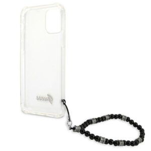 Guess GUHCP12MKPSBK Apple iPhone 12/12 Pro 6,1" skaidrus kietas dėklas juodos spalvos Pearl - Image 7