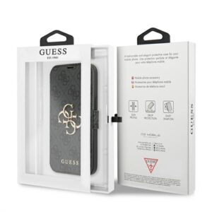 Guess GUBKP13X4GMGGR Apple iPhone 13 Pro Max 6,7" pilkos spalvos book 4G Big Metal Logo - Image 7