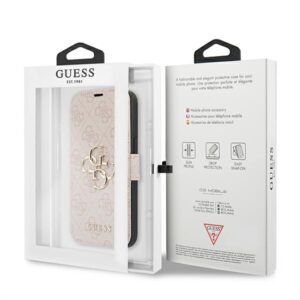 Guess GUBKP13X4GMGPI Apple iPhone 13 Pro Max 6,7" rožinės spalvos book 4G Big Metal Logo - Image 7