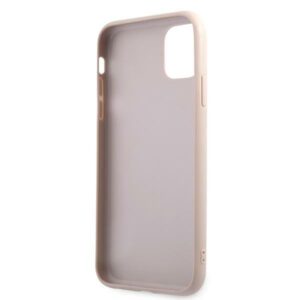 Guess GUHCN61G4GLPI Apple iPhone 11 6,1"/ Xr rožinės spalvos kietas dėklas 4G Stripe Collection - Image 7