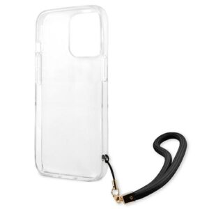 Guess GUHCP13XKCABBK Apple iPhone 13 Pro Max 6,7" juodos spalvos hardcase Camo Strap Collection - Image 7
