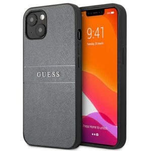 Guess GUHCP13SPSASBGR Apple iPhone 13 mini 5,4" grey Saffiano Strap