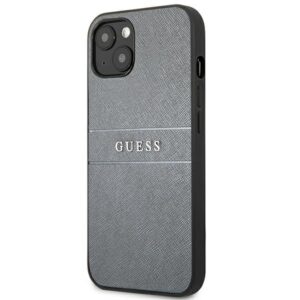 Guess GUHCP13SPSASBGR Apple iPhone 13 mini 5,4" grey Saffiano Strap - Image 2