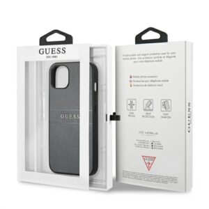 Guess GUHCP13SPSASBGR Apple iPhone 13 mini 5,4" grey Saffiano Strap - Image 8