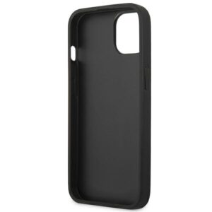Guess GUHCP13SSA4GSBL Apple iPhone 13 mini 5,4" blue kietas dėklas Saffiano 4G Metal Logo - Image 7