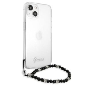 Guess GUHCP13MKPSBK Apple iPhone 13 / 14 /15 6,1" skaidrus kietas dėklas juodos spalvos Pearl - Image 4