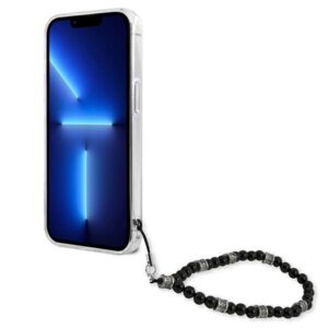 Guess GUHCP13MKPSBK Apple iPhone 13 / 14 /15 6,1" skaidrus kietas dėklas juodos spalvos Pearl - Image 5