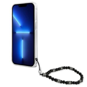 Guess GUHCP13XKPSBK Apple iPhone 13 Pro Max 6,7" skaidrus kietas dėklas juodos spalvos Pearl - Image 5