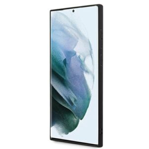Guess GUHCS22L4GMGPI S906 S22 Ultra rožinės spalvos kietas dėklas 4G Big Metal Logo - Image 5